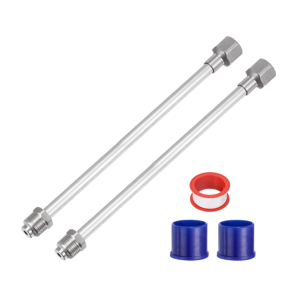 1set 30cm/12" Extension Rod Pole & Tip Guard Set Blue