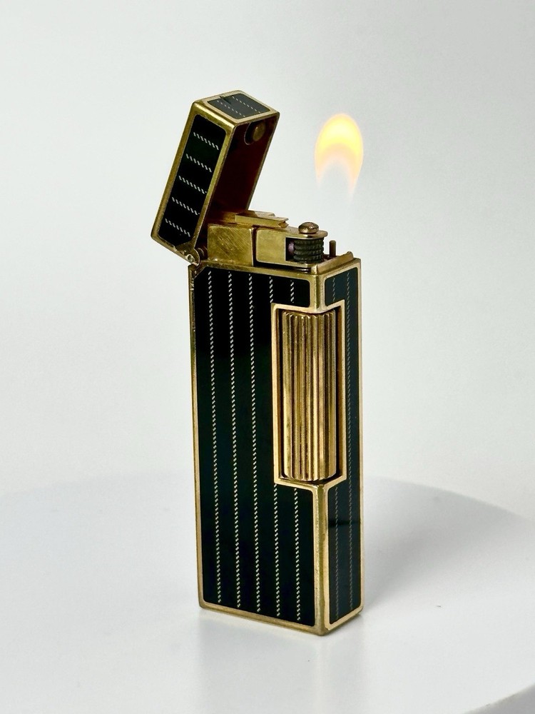 Rare Dunhill art deco vertical line pattern rollagas