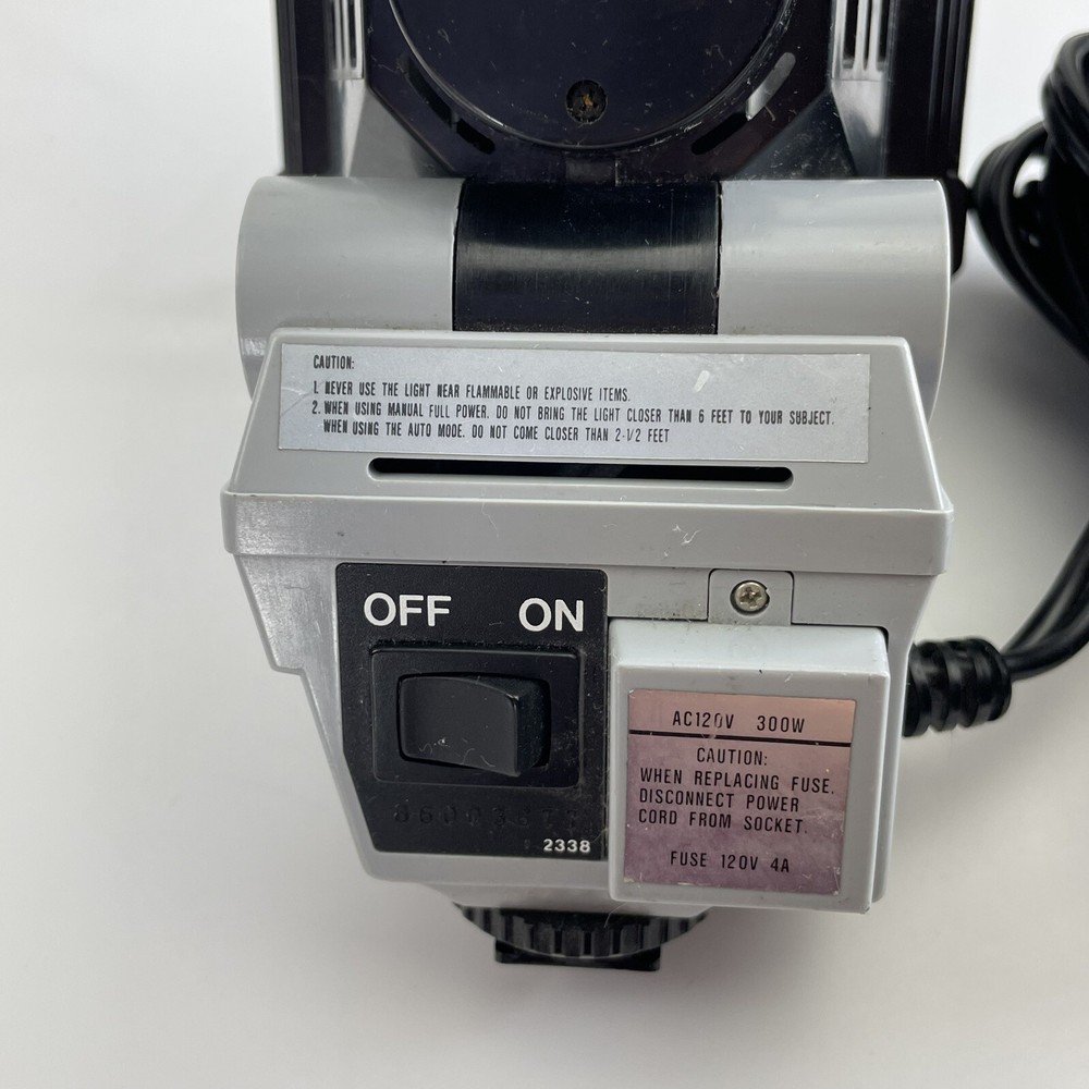 Sunpak Auto Triac 3000 Video Light Vintage Tested