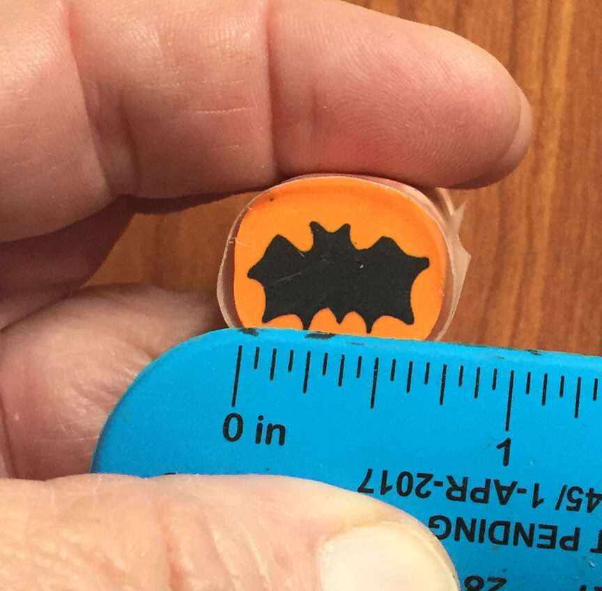 Halloween Bat raw polymer clay cane