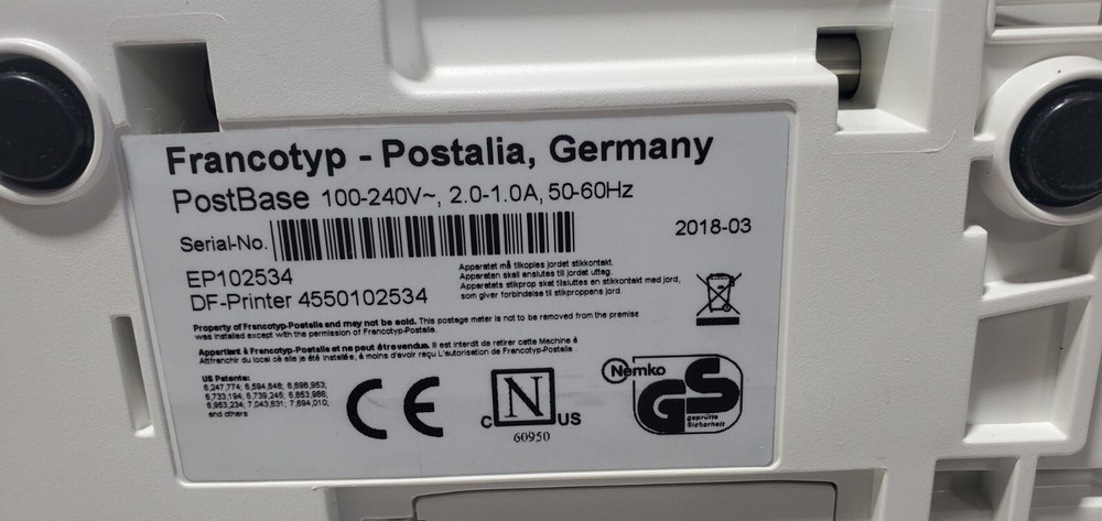 Francotyp Postalia PostBase EP102534 DF-Printer 4550102534