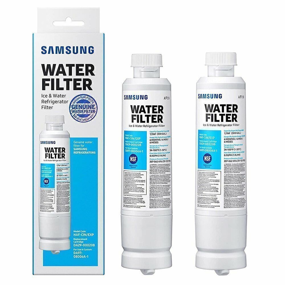 New 4 PACK Genuine Samsung DA29-00020B HAF-CIN/EXP Refrigerator Water Filter US