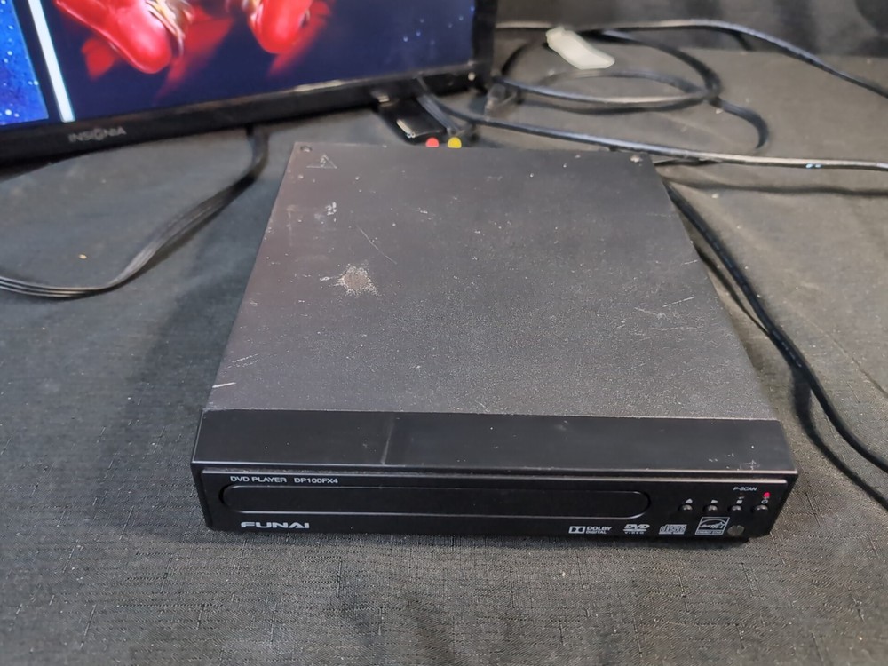 Funai DVD Player DP100FX4 Tested No Remote