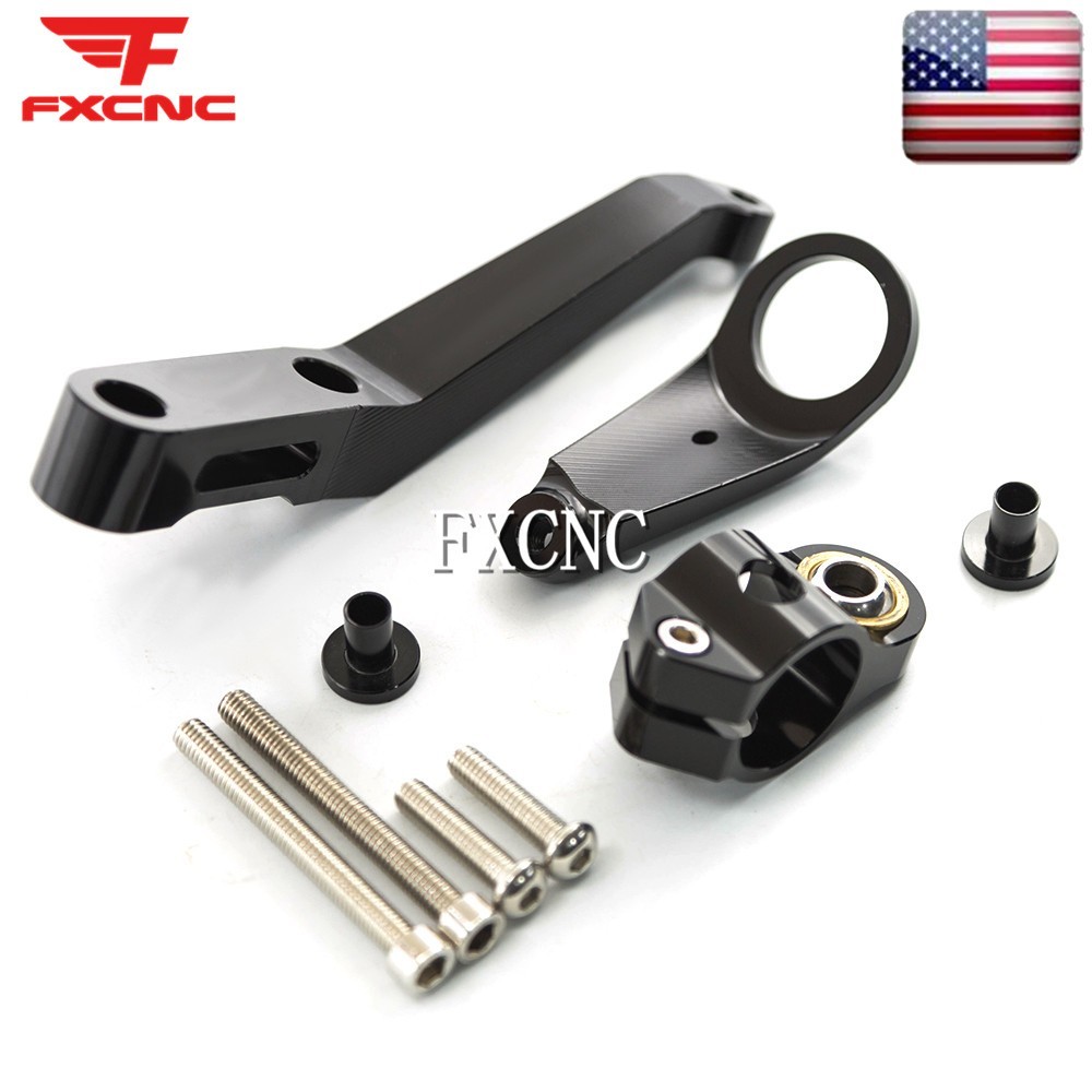 Adjust Steering Damper & Stabilizer Mount Bracket For Honda CBR954RR 2002-2003