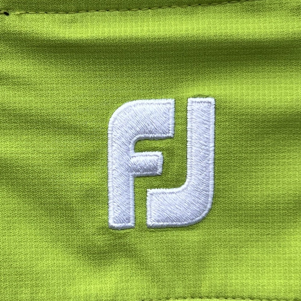 FootJoy DryJoys Pullover Golf Jacket Windbreaker Short Sleeve Large Fore Tee