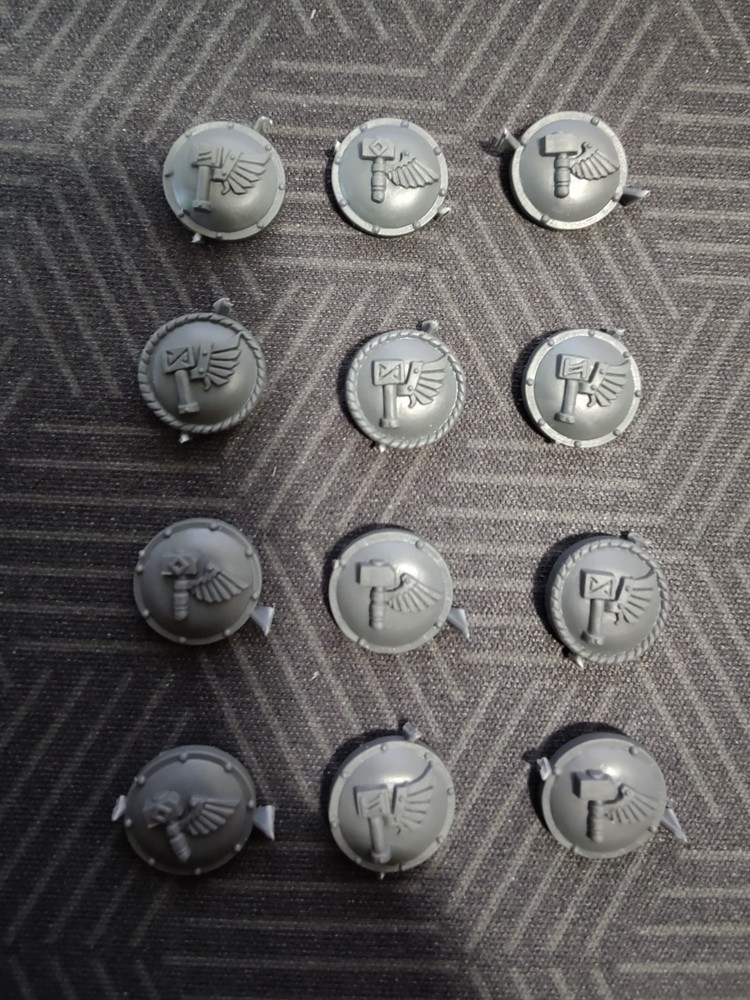 warhammer old world dwarf warrior shield bits