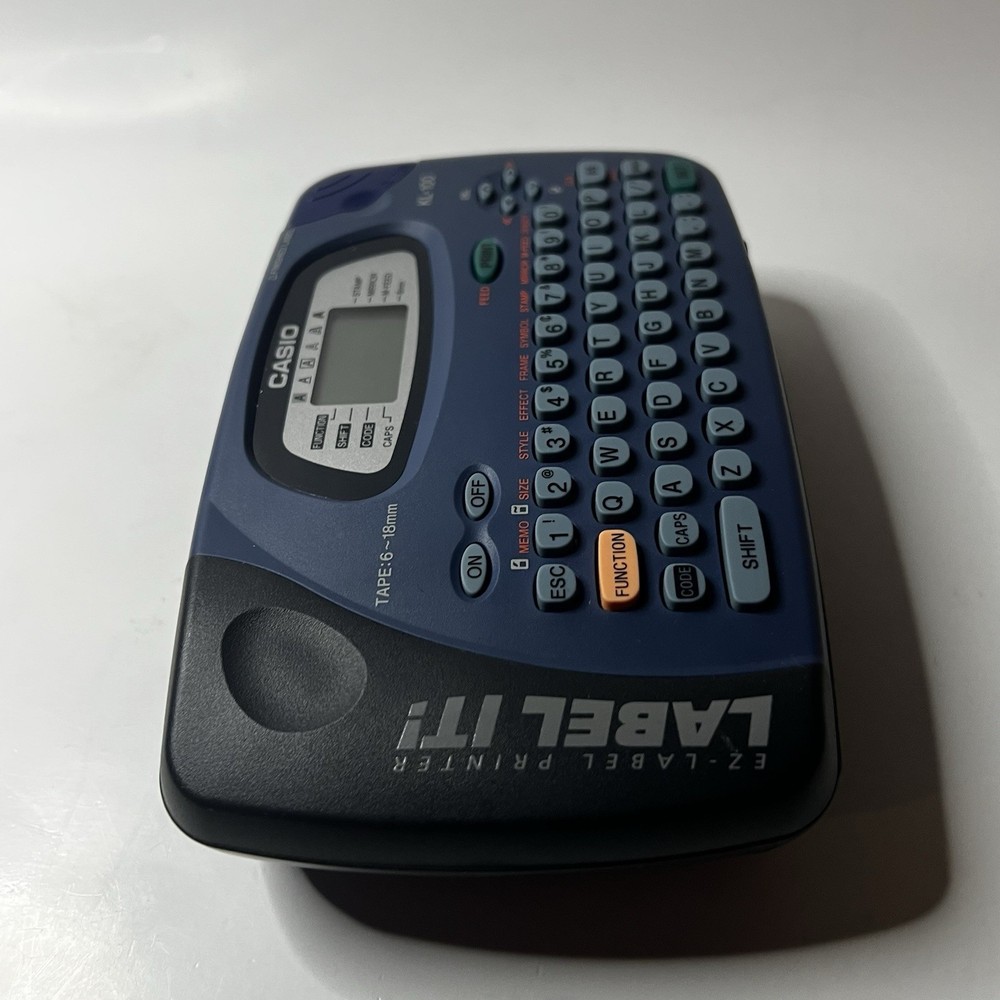 Casio EZ-Label Printer KL-100 - Blue Tested And Working