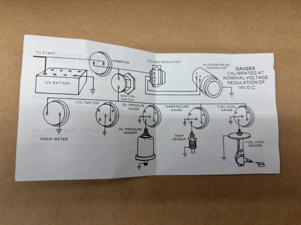 Datcon 104232 Replacement Voltmeter 8-18 VDC Black Meter