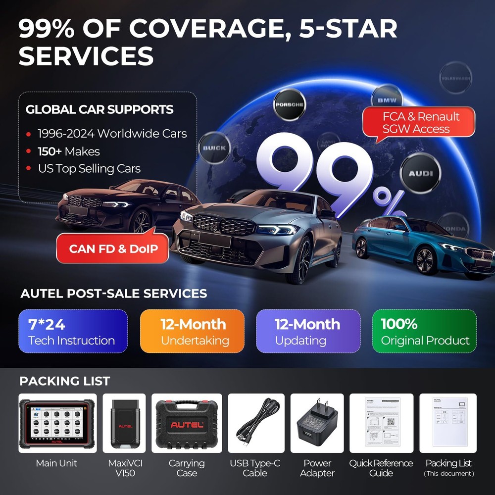 Autel MaxiPRO MP900TS MP900-TS TPMS Programming ECU Coding Bidirectional Scanner