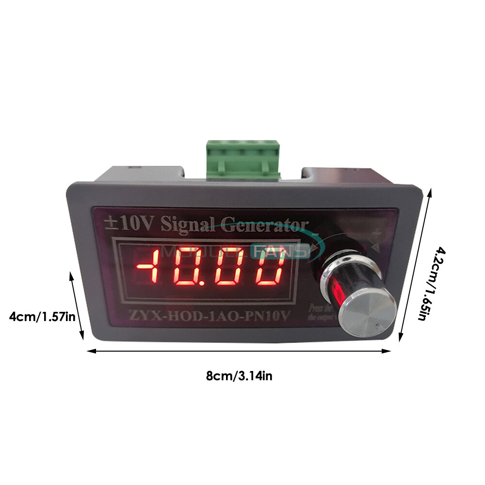 Digital 0-3.3V/0-10V/±10V Adjustable Signal Source Voltage Generator Transmitter
