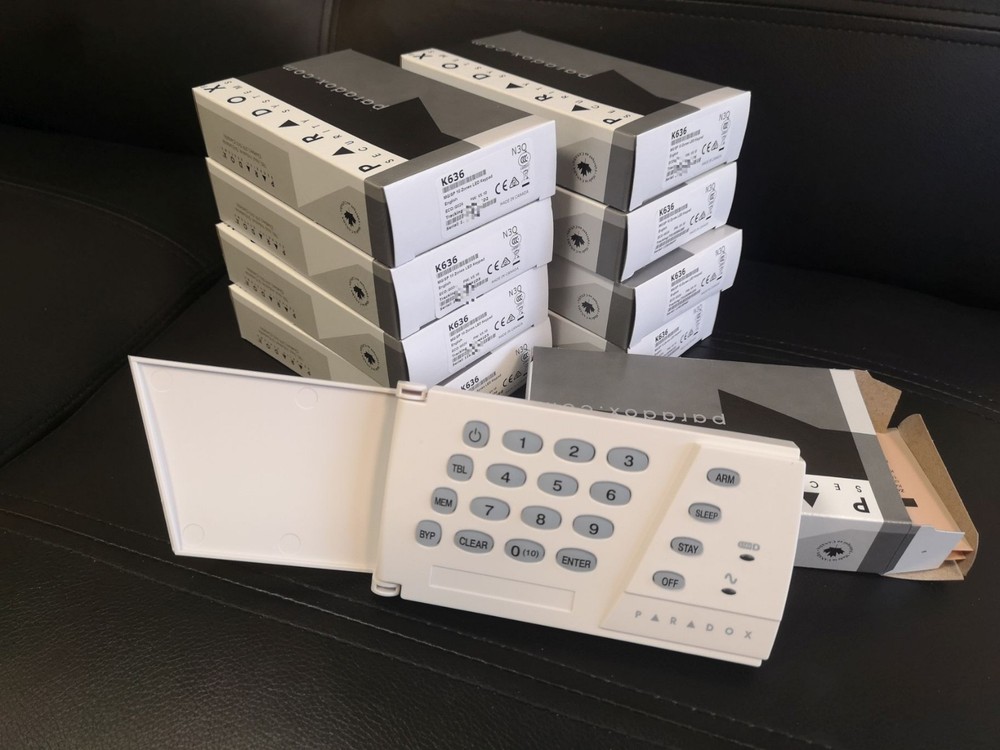 Paradox Security K636 LED Alarm keypad new spectra security systems original