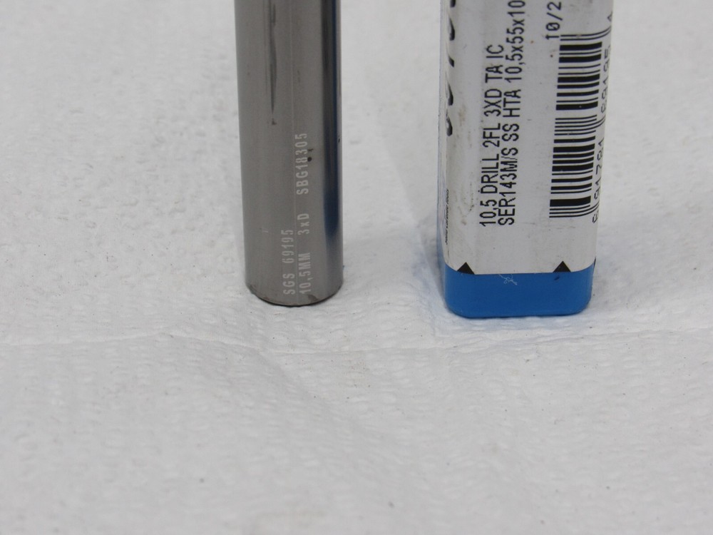 Kyocera Solid Carbide Tools 69195 Carbide Drill Bit 2 Flute 3XD