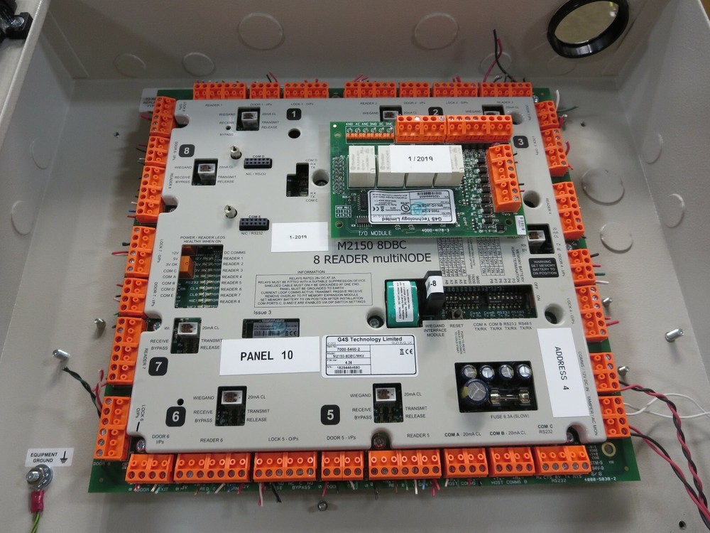 Group 4 Technology, 7000-5460-2 & 7000-5478, Door Controller/Reader,With Cabinet