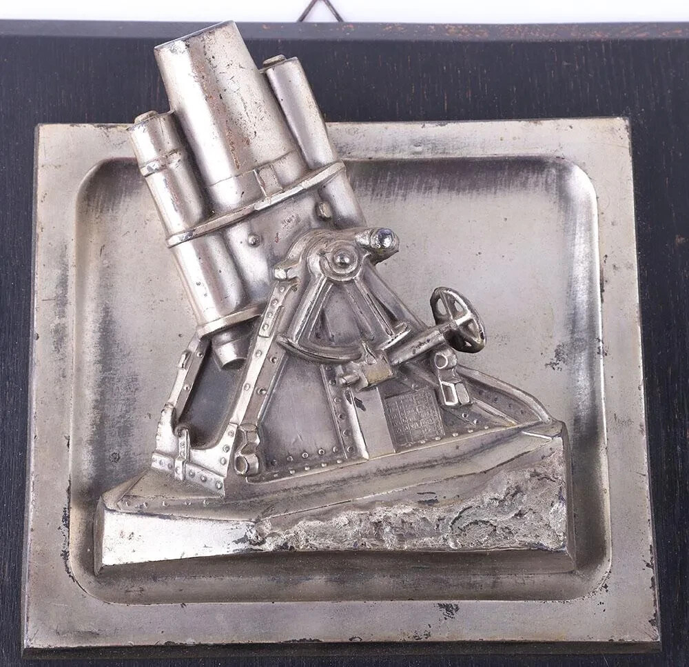 GERMAN WW2 TRENCH MORTAR PLAQUE