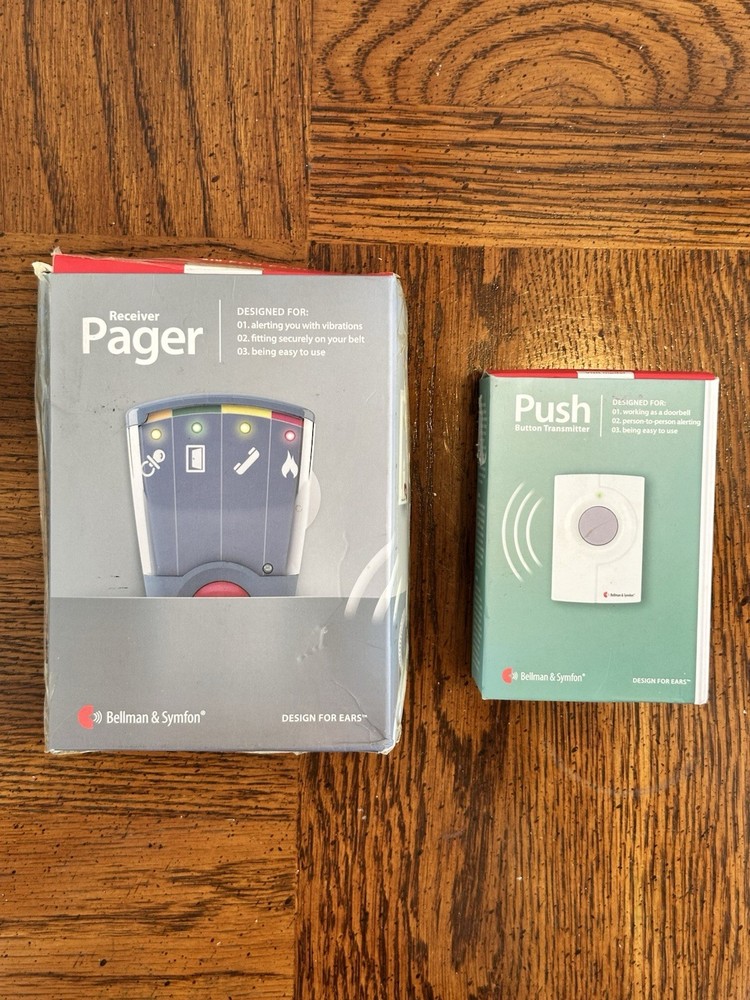 Bellman & Symfon Alert System – Pager Receiver + Push Button Transmitter