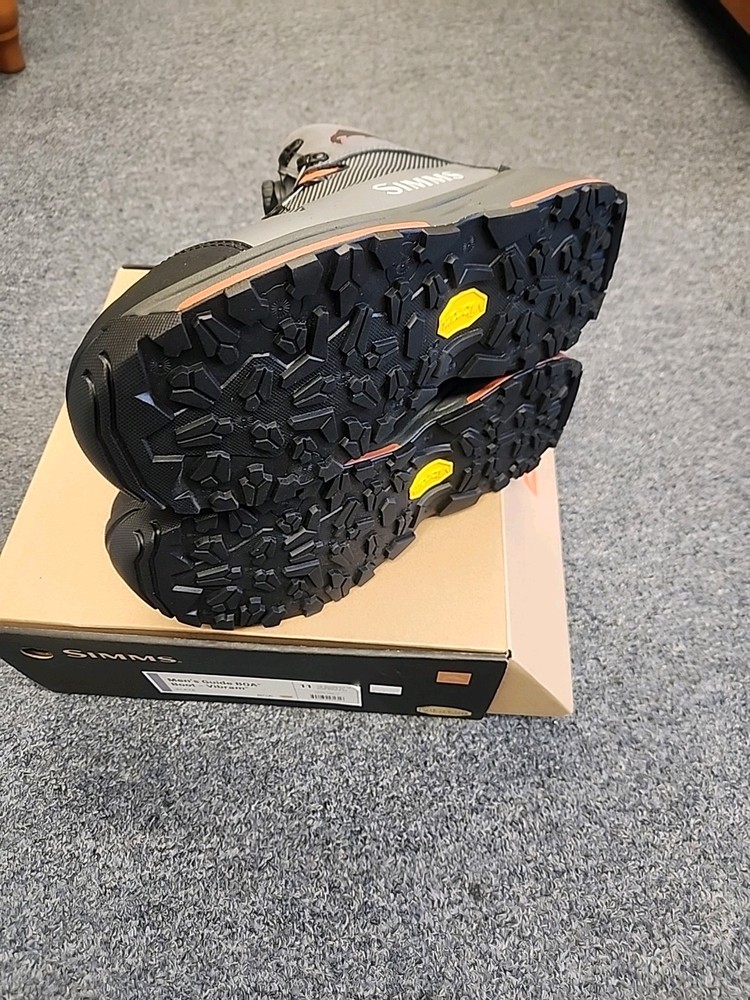 Simms Men's G3 Guide Boat Boot - Vibram Sole - Size 9