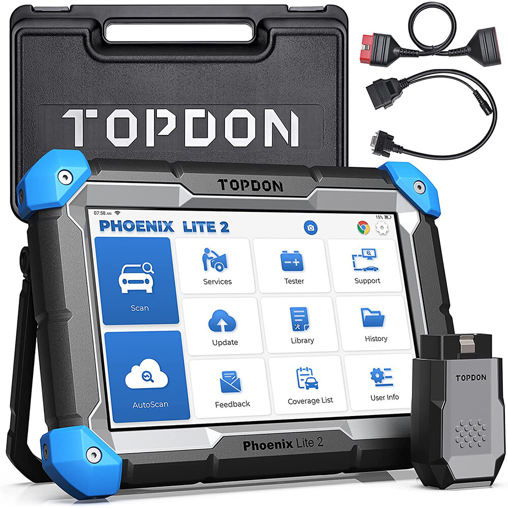 TOPDON Phoenix Lite 2 Bi-directional OBD2 Scanner Diagnostic Tool Key Coding