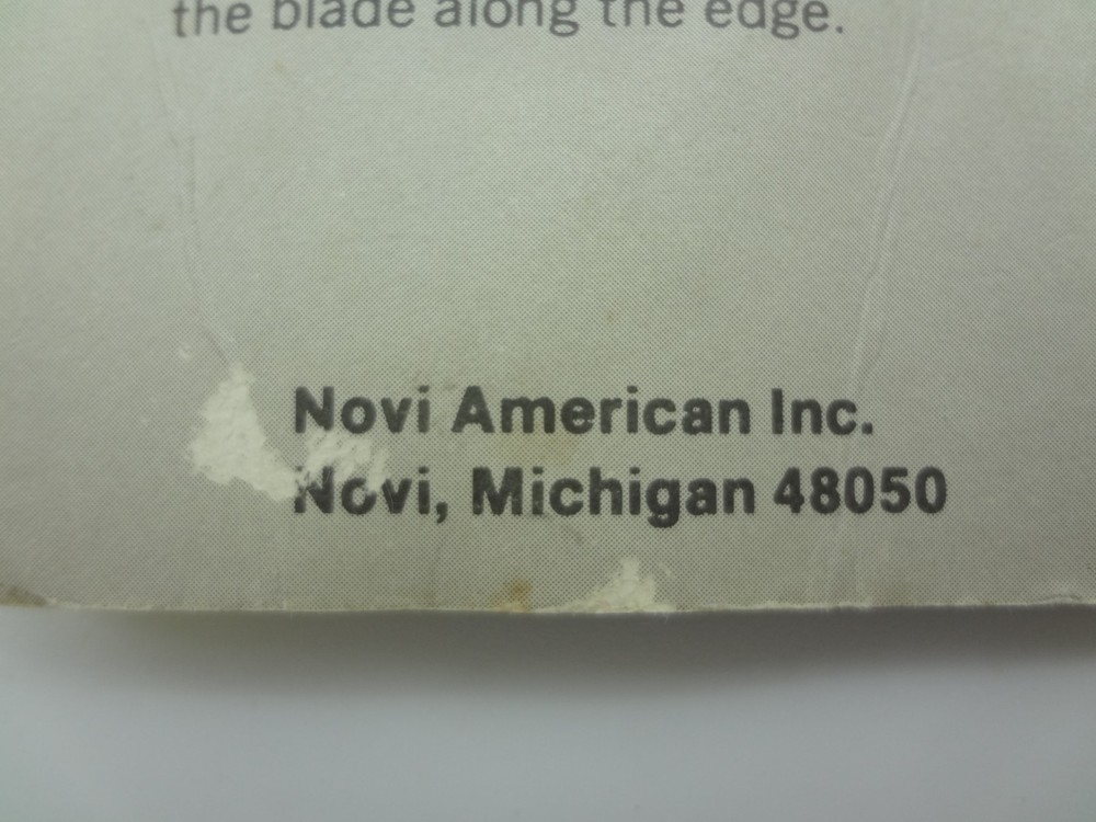 Vintage Nova-Lite Plastic Cutting Hand Tool