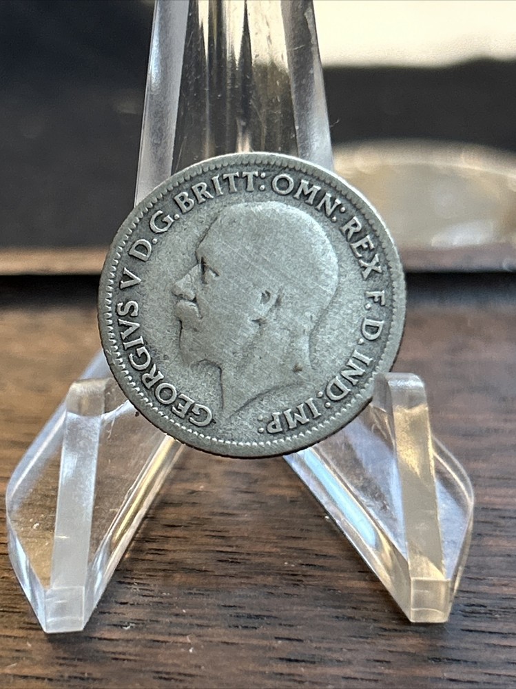 1930 Great Britain 6 Pence Silver Coin