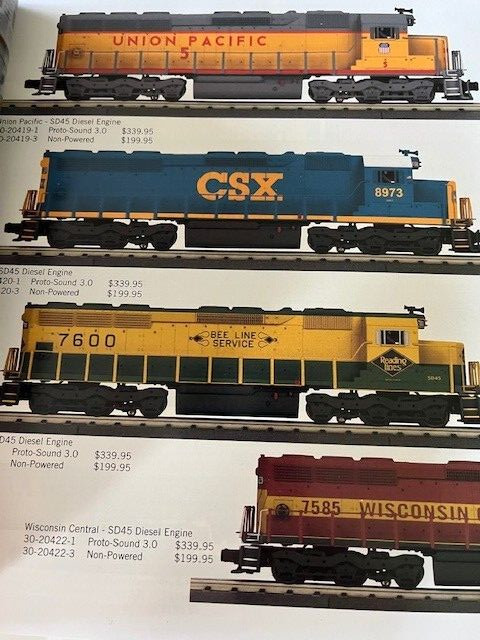 MTH ELECTRIC TRAINS - 2017 - VOLUME 1 & VOLUME 2 - 2 Train Catalogs!