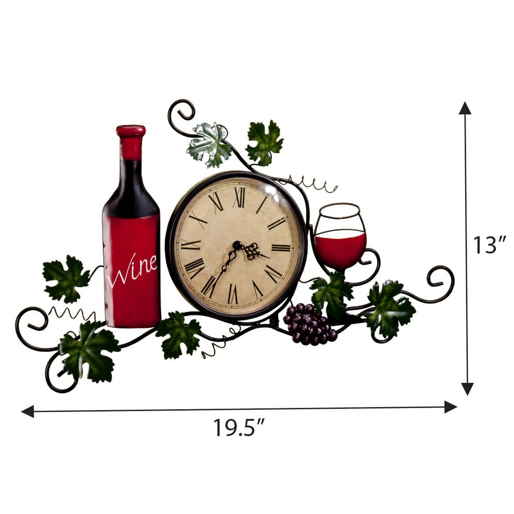 Wine Wall Clock