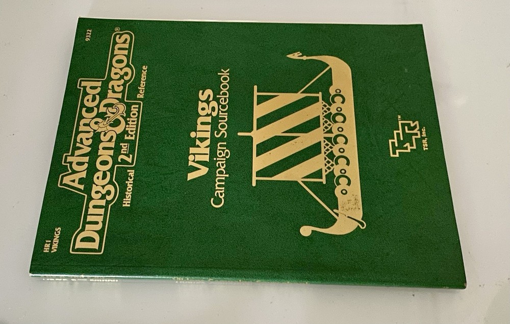 AD&D Vikings Sourcebook Dungeons And Dragons W/ Map