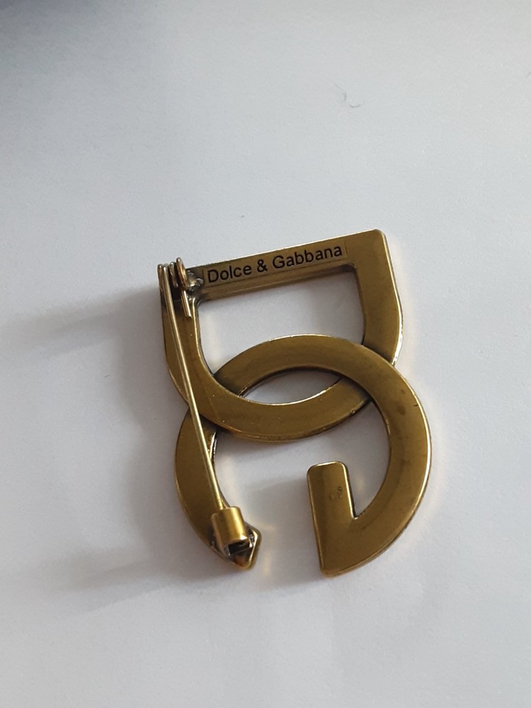 DOLCE & GABBANA Brooch pin bronze