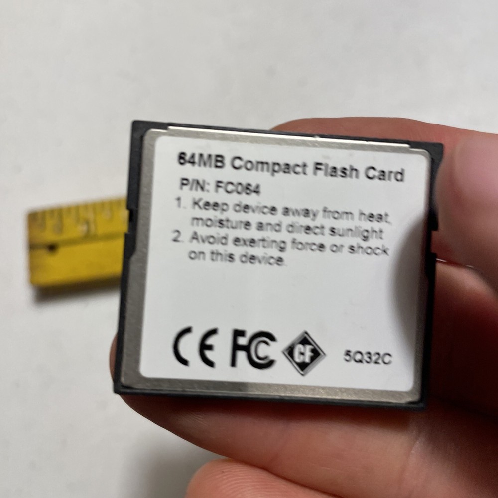 POI COMPACT FLASH / CF CARD 64MB B25