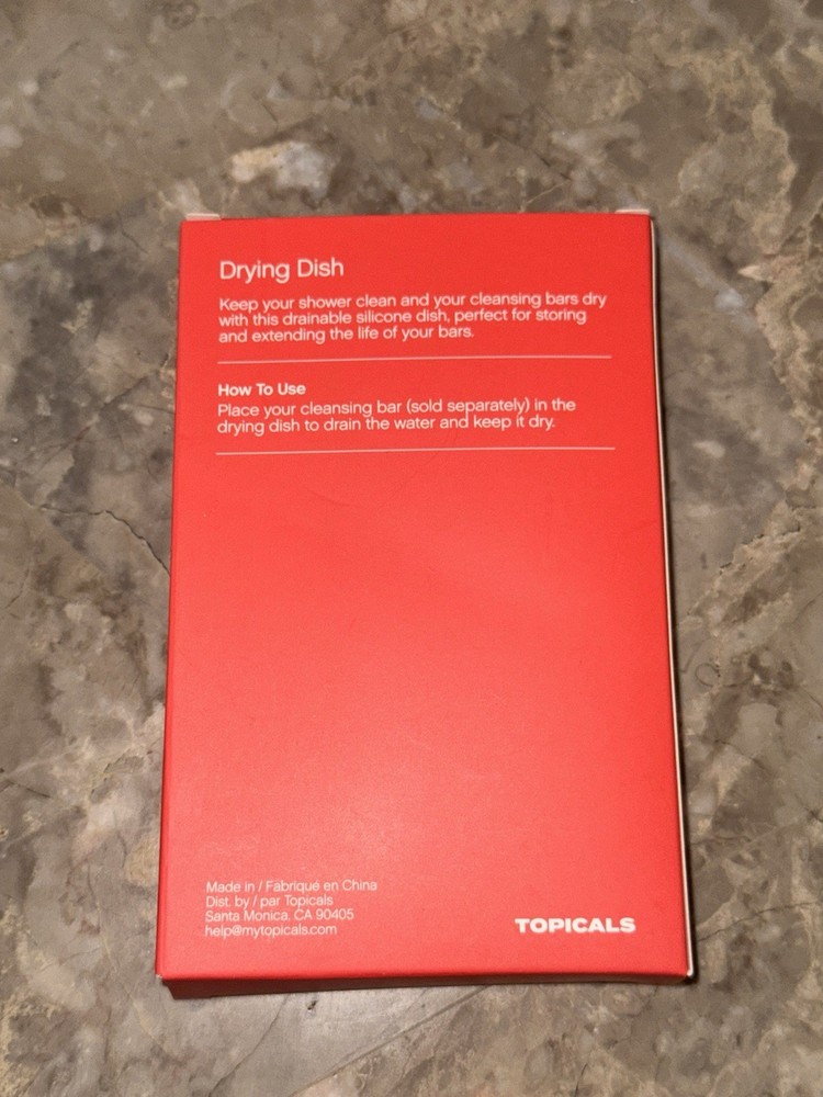 Topicals Soap Dish / Drying Dish