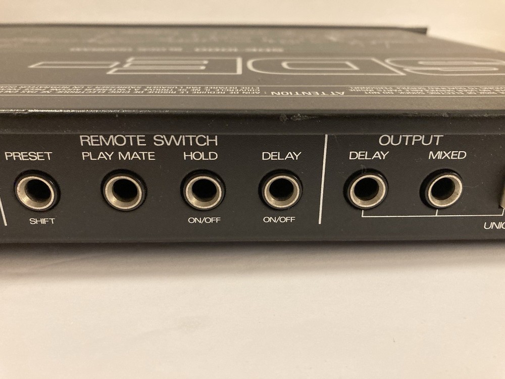 Roland SDE-1000 Digital Delay Rack Effect Processor Vintage Working Tested Japan