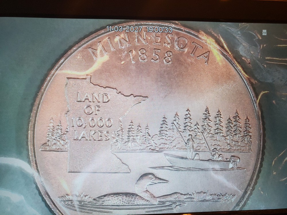 2005 P Minnesota State Quarter. Error Coin Uncirculated