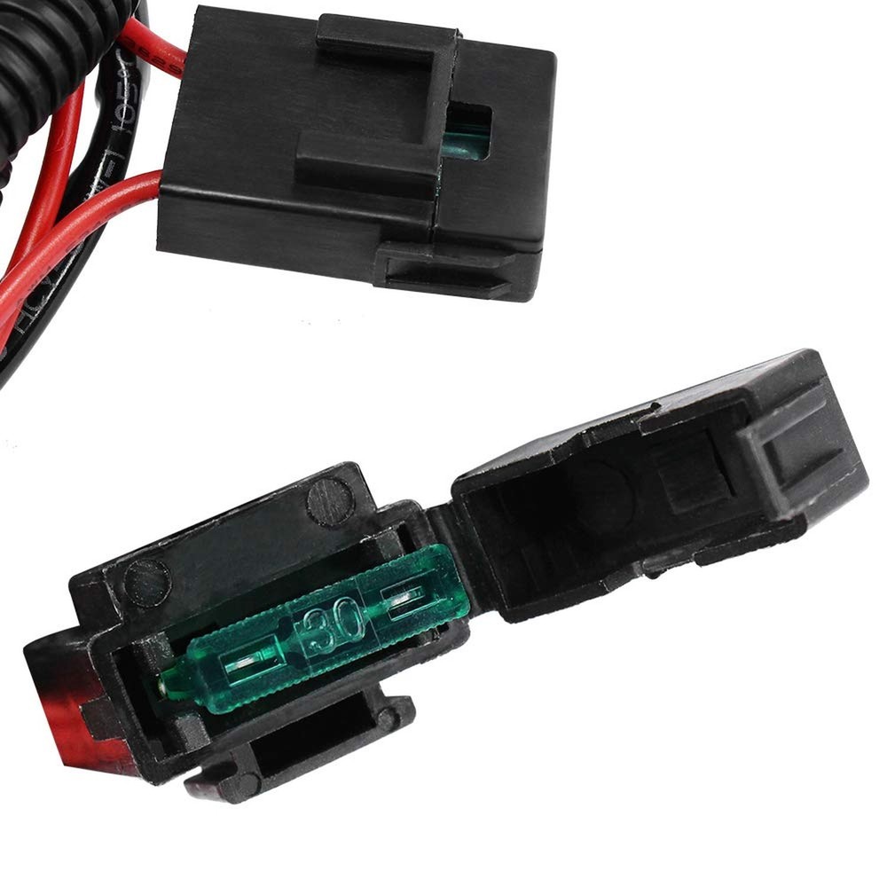 H11 H8 881 880 Relay Wiring Harness HID Conversion Kit Add-On Fog Lights DRL/...