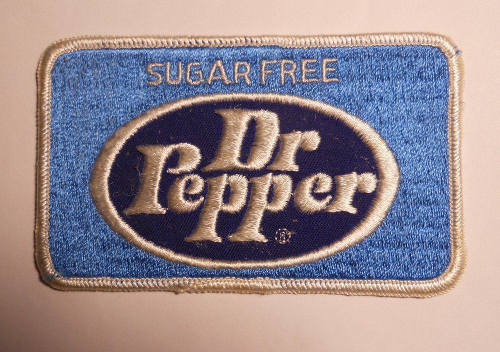 Dr Pepper Patch "Sugar Free"  3" x5"