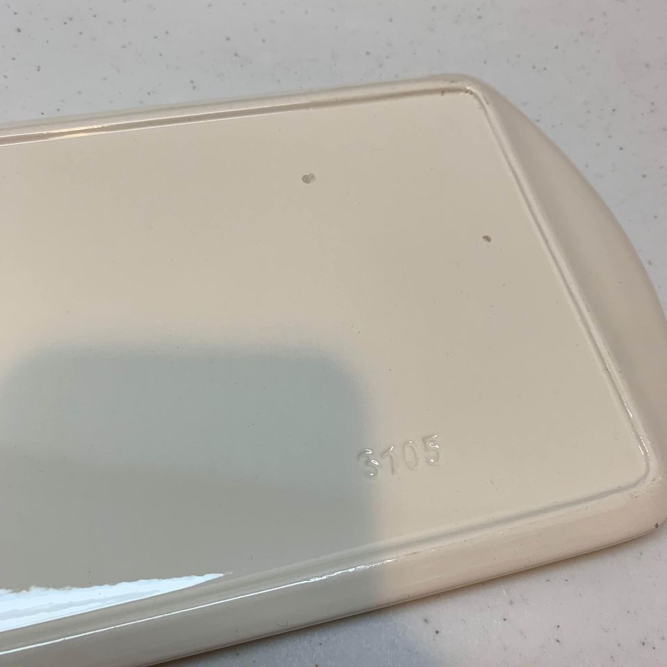 Ceramic Gold Trimmed Cheese Platter