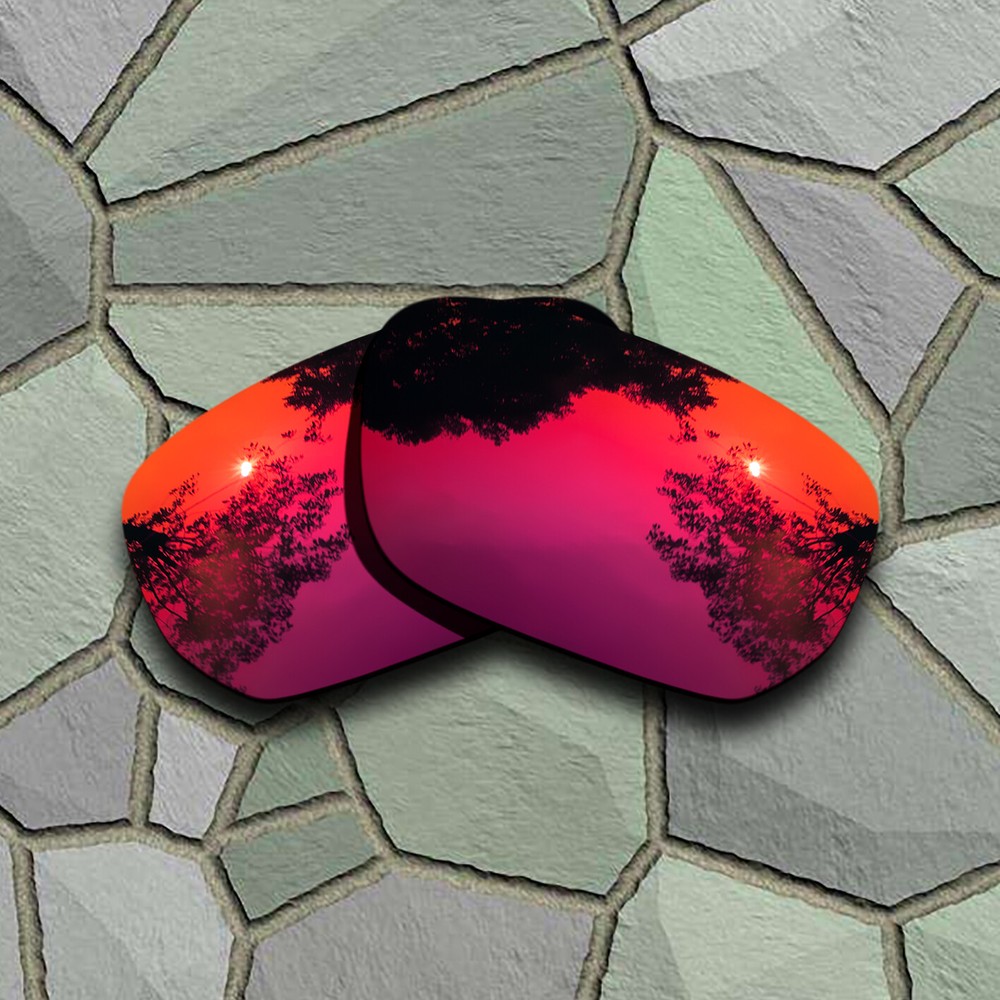 US Violet Red Polarized Lenses Replacement for-Oakley Style Switch