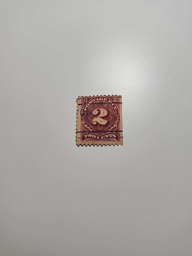 US #J39 1895 2c deep claret Postage Due