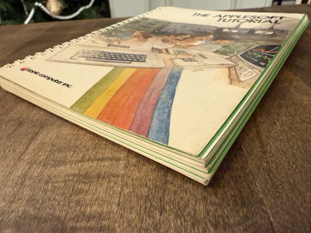 FREE SHIP! 1981 The Applesoft Tutorial Apple II Computer VINTAGE