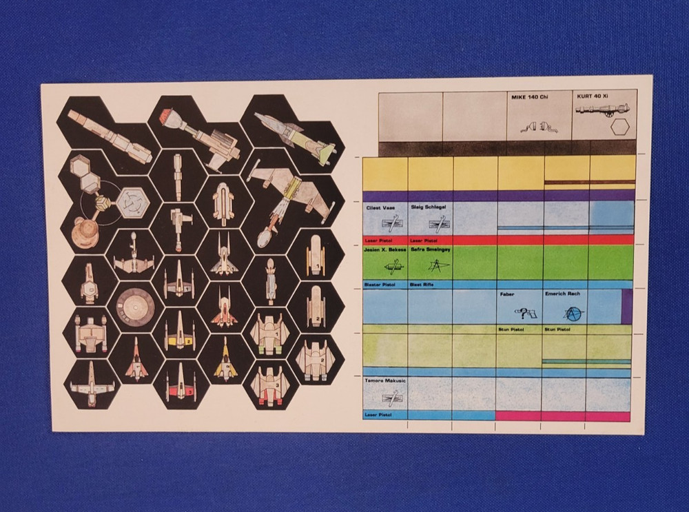 I.C.E. SpaceMaster Chit Sheet (Unpunched)