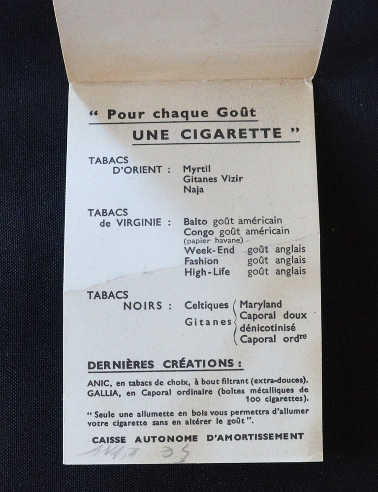 CELTIC Corporal Illustrator Cassandra Cigarettes Advertising Notebook