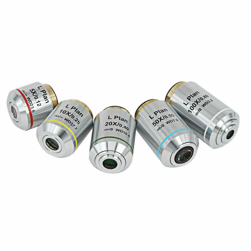 Infinity Long Working Distance Plan Objective Lens for Metallographic Microscope