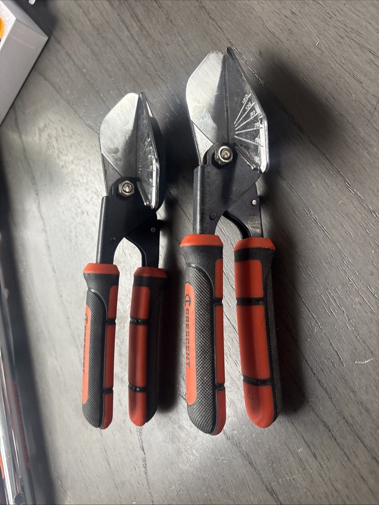 (2) pairs of Crescent miter snips