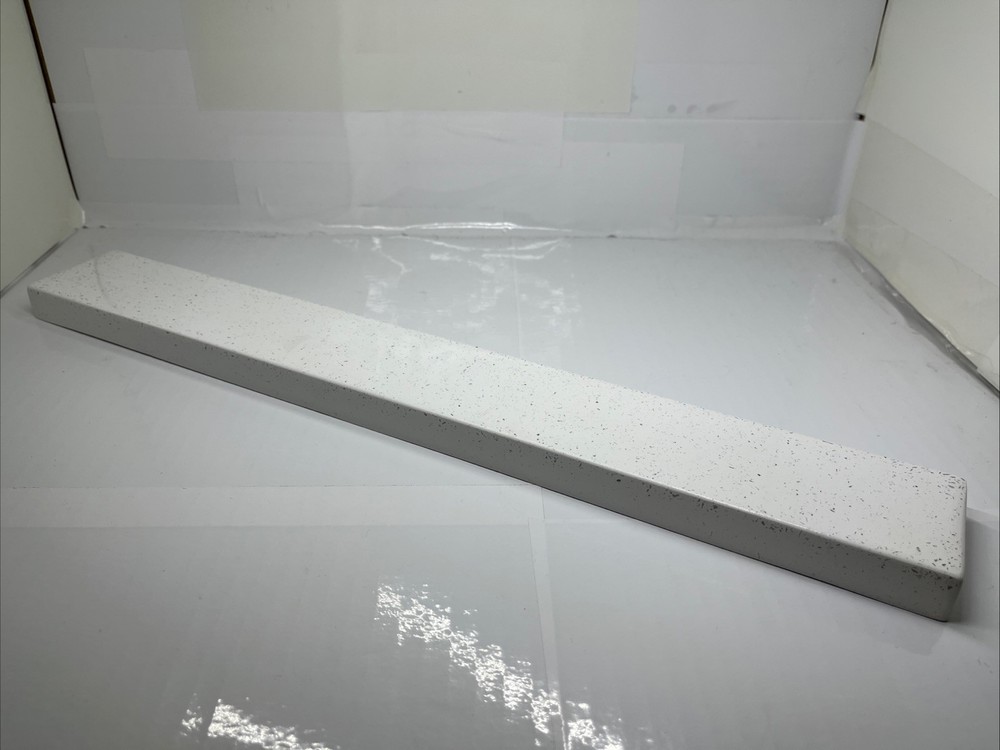 NEW USS19Y-ARCY 17-87in. Solid Surface Technology Backsplash in Arctic White
