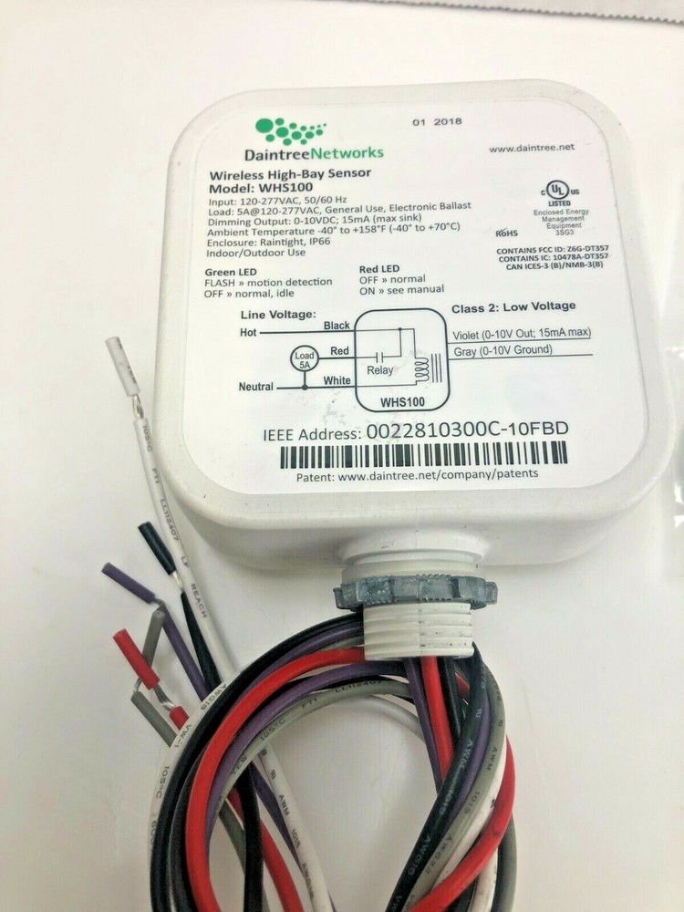 Daintree Networks WHS100 Wireless High-Bay Sensor