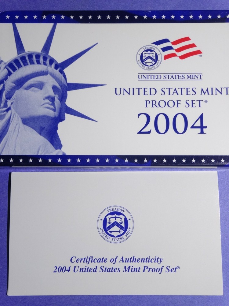 2004-S Proof Set  10 Coins in OGP