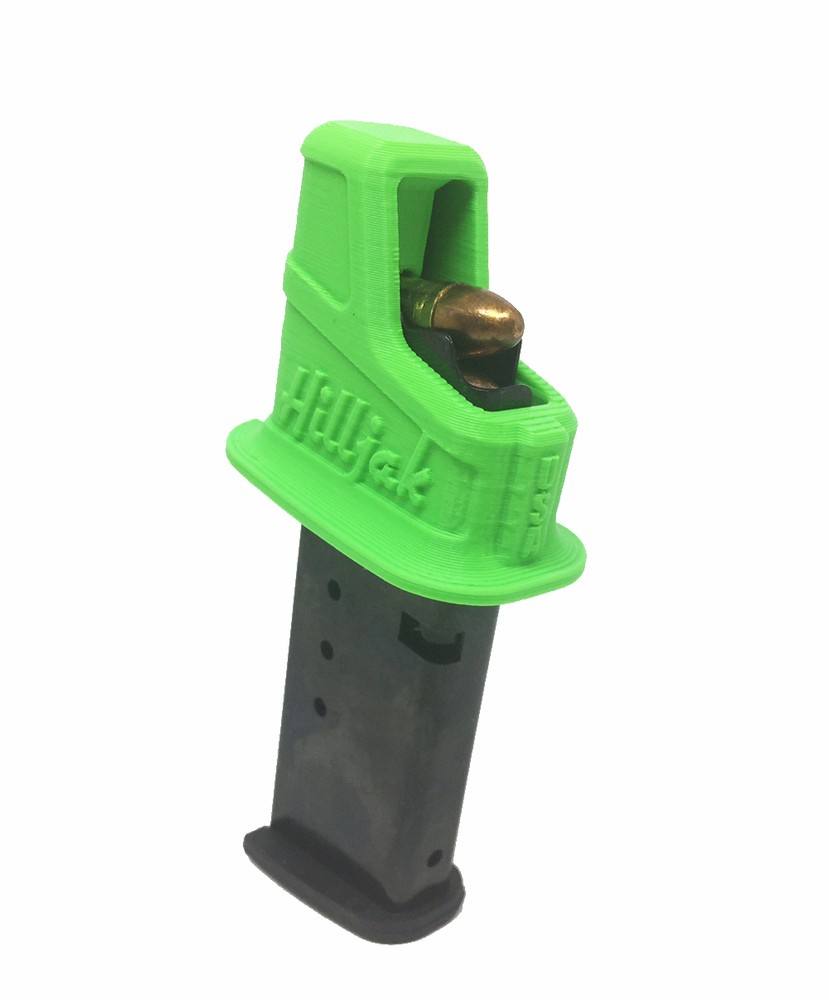 Kel-Tec PF-9, 9mm Single-Stack Speed Loader By Hilljak QL9SS - Neon Green
