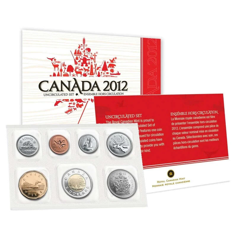 🇨🇦 2012 Uncirculated Canadian Coin Set