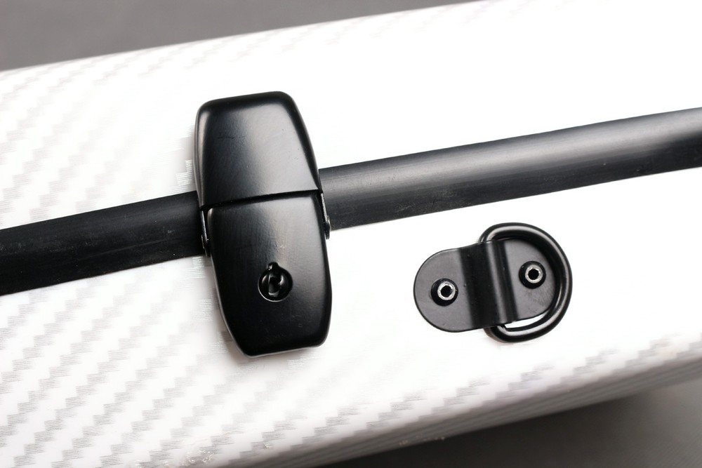 4/4 Size Violin hard case Carbon Fiber Oblong Case with Code Lock and Backstraps