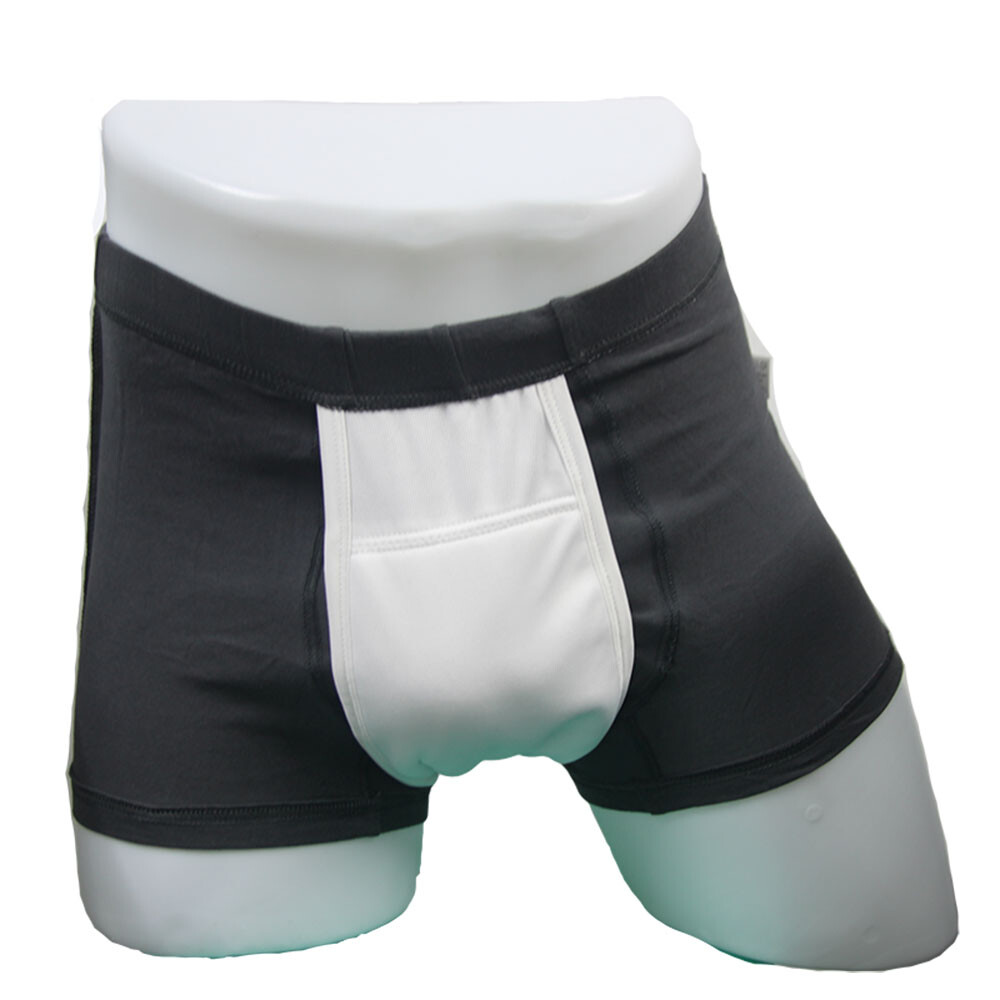 3-Pack Men’s Incontinence Underwear Regular Absorbency Reusable Washable Briefs