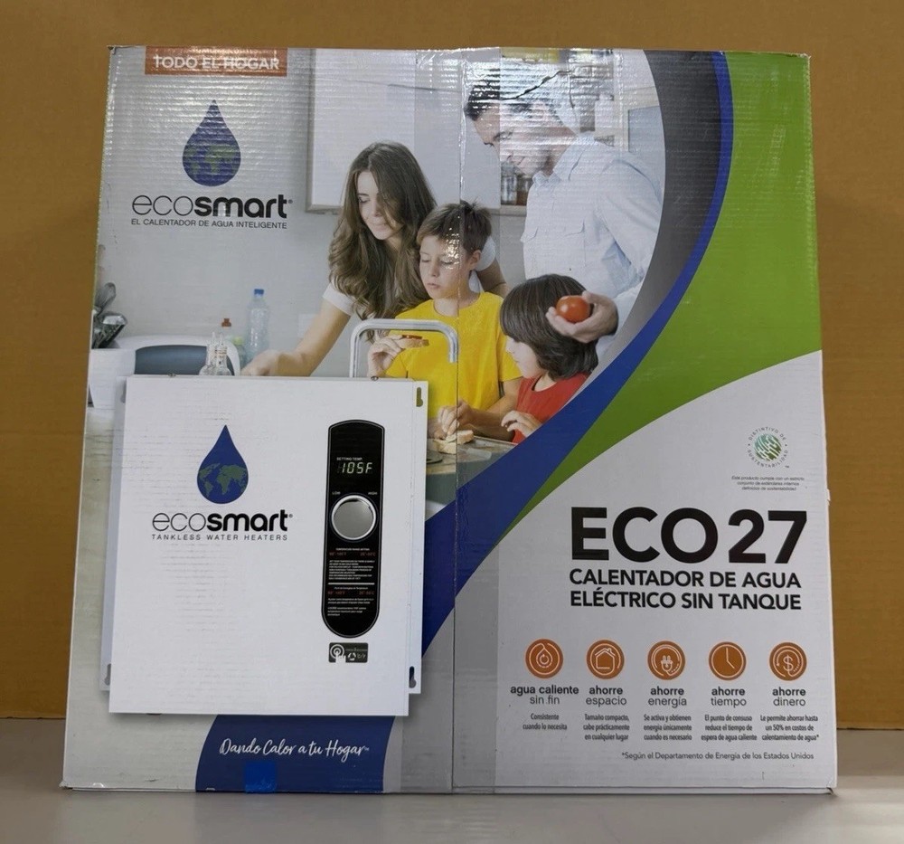 ECOSMART ECO 27 Electric Tankless Water Heater 27-kW (White) | Free Fast Shipp