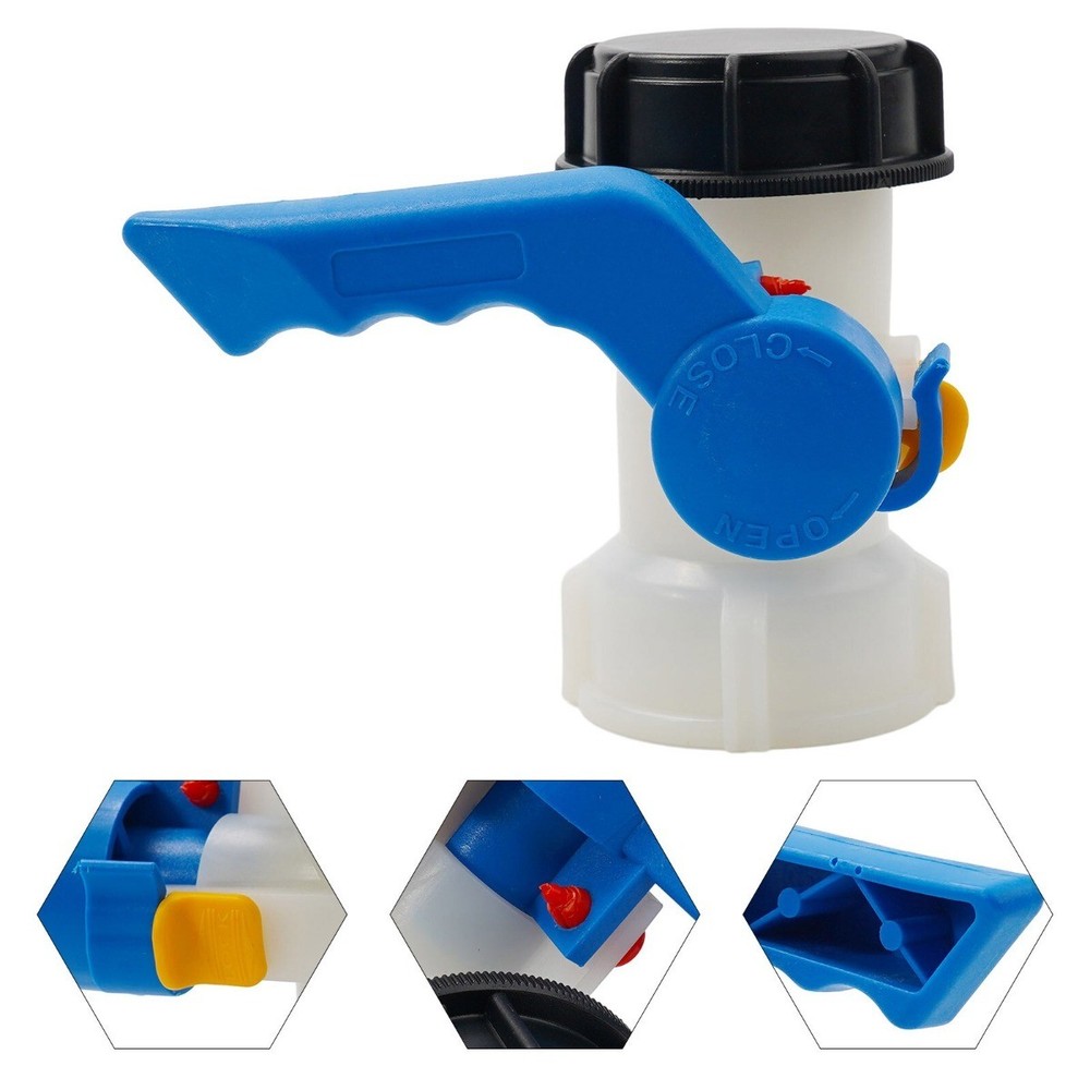 IBC Container Flap Valve High Quality Thread Spout Valve Plastic Accessories